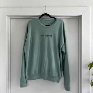 Jen Zeano Designs XL / X-Large crew neck “homebody”